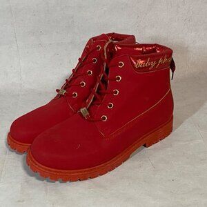 Baby Phat Milan Boots- Red